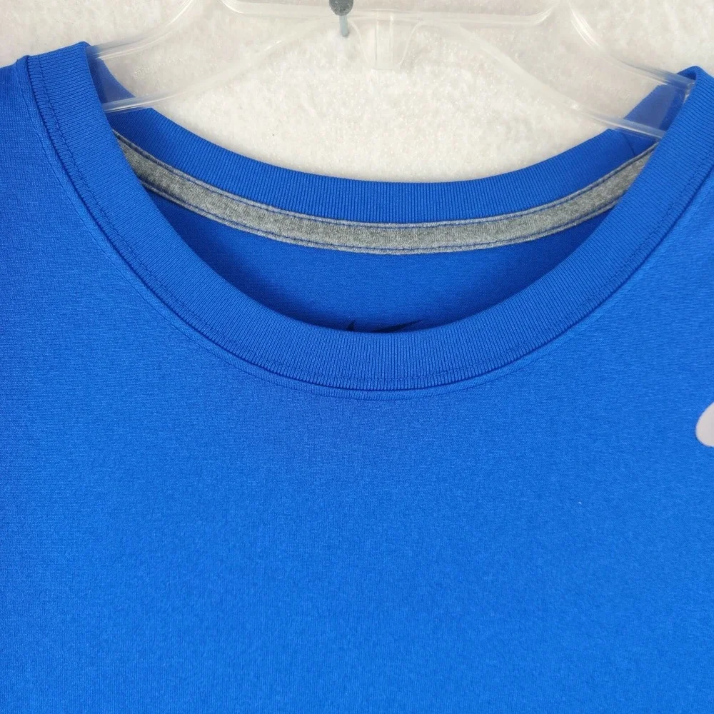 Nike Dri-Fit Mens Extra Large Athletic Tee T-Shirt Blue XL‎